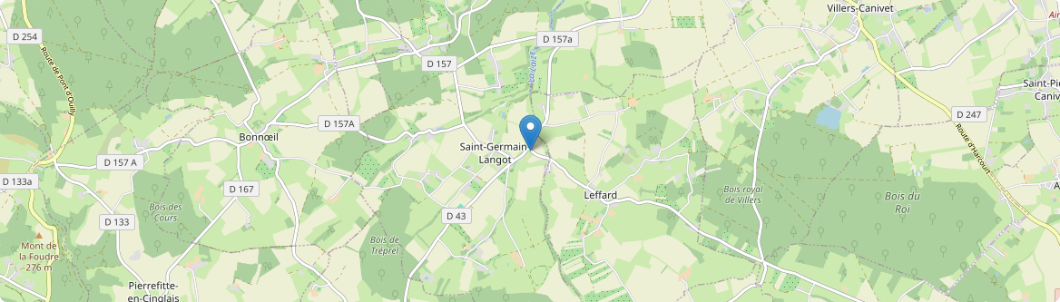 Saint-Germain-Langot - Carte