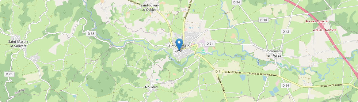 Saint-Germain-Laval - Carte