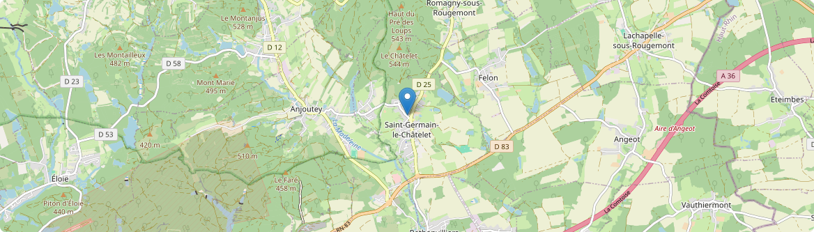 Saint-Germain-le-Châtelet - Carte