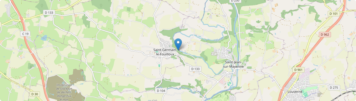 Saint-Germain-le-Fouilloux - Carte