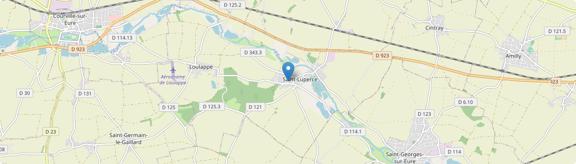 Saint-Germain-le-Gaillard - Carte