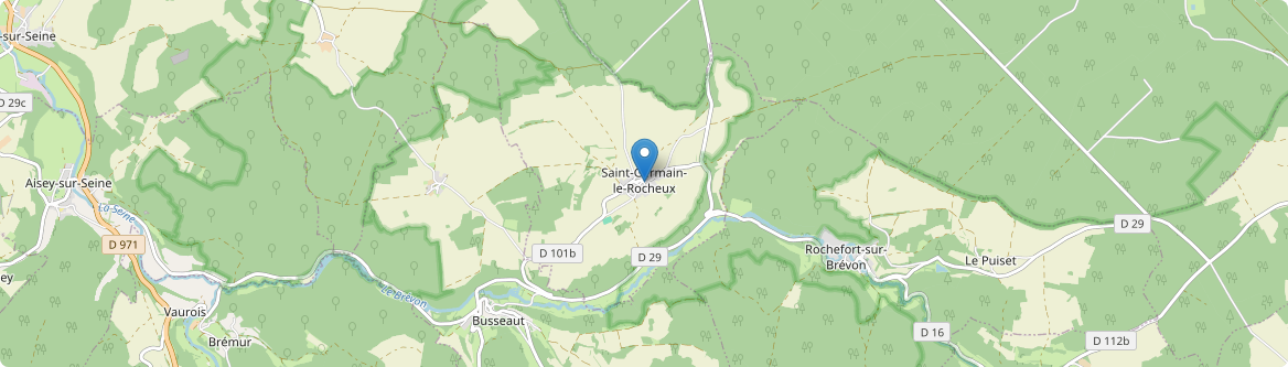 Saint-Germain-le-Rocheux - Carte