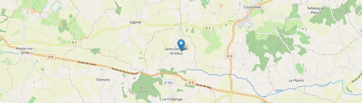 Saint-Germain-le-Vieux - Carte