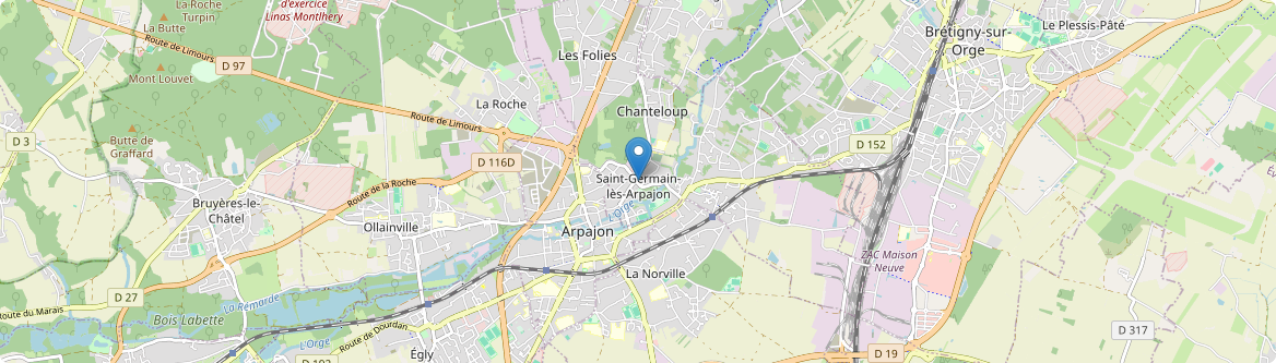 Saint-Germain-lès-Arpajon - Carte