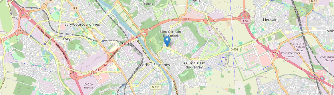 Saint-Germain-lès-Corbeil - Carte