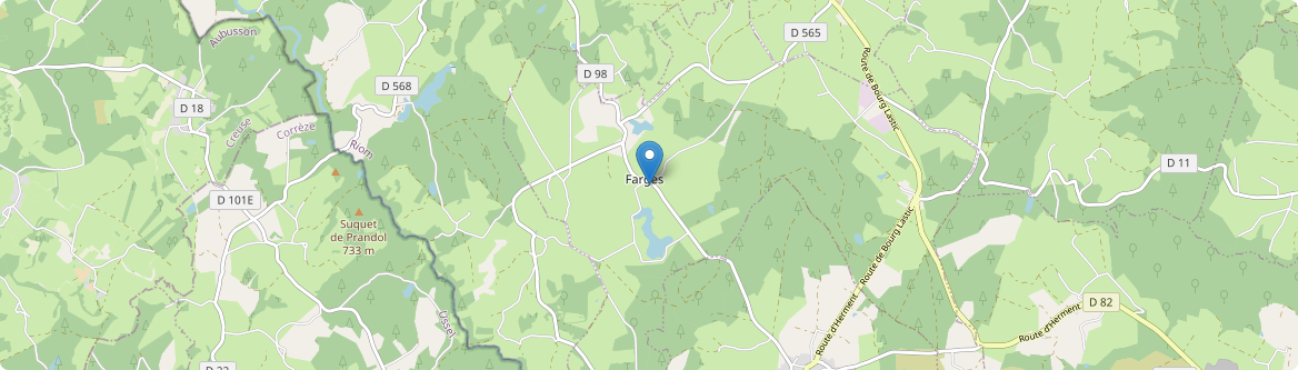 Saint-Germain-près-Herment - Carte
