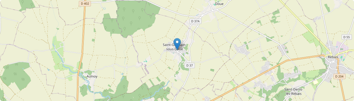 Saint-Germain-sous-Doue - Carte