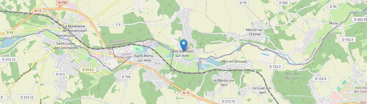 Saint-Germain-sur-Avre - Carte