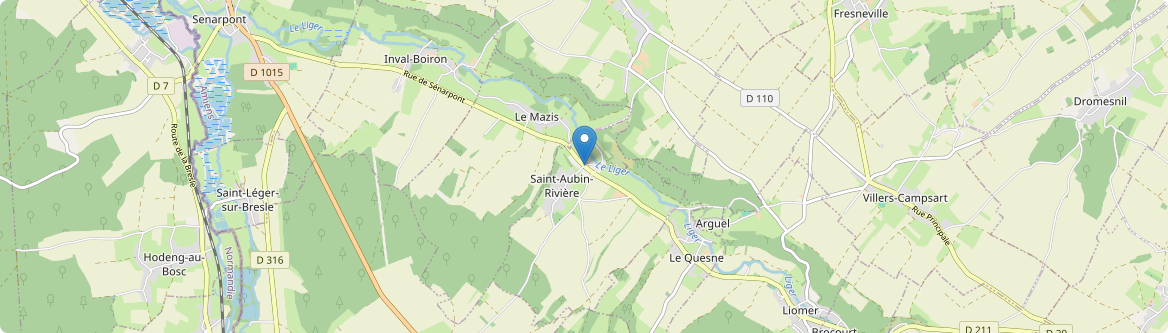 Saint-Germain-sur-Bresle - Carte