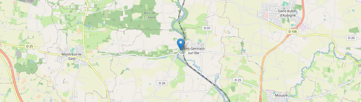 Saint-Germain-sur-Ille - Carte