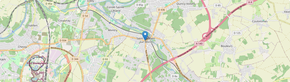 Saint-Germain-sur-Morin - Carte