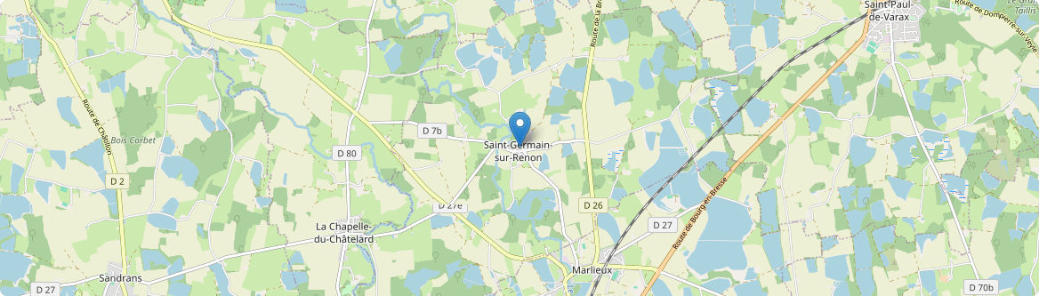 Saint-Germain-sur-Renon - Carte