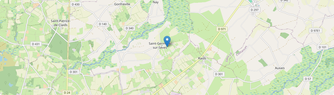 Saint-Germain-sur-Sèves - Carte