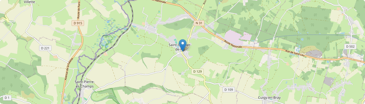 Saint-Germer-de-Fly - Carte