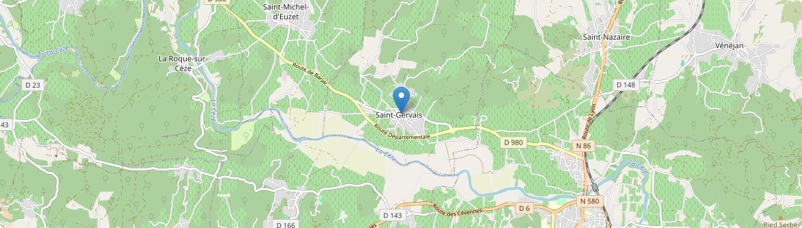 Saint-Gervais - Carte
