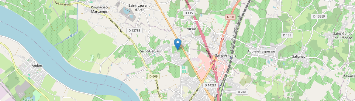 Saint-Gervais - Carte