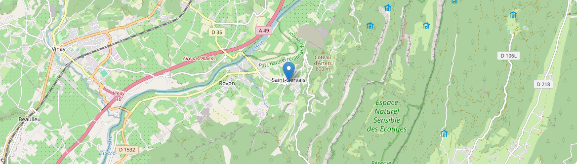 Saint-Gervais - Carte