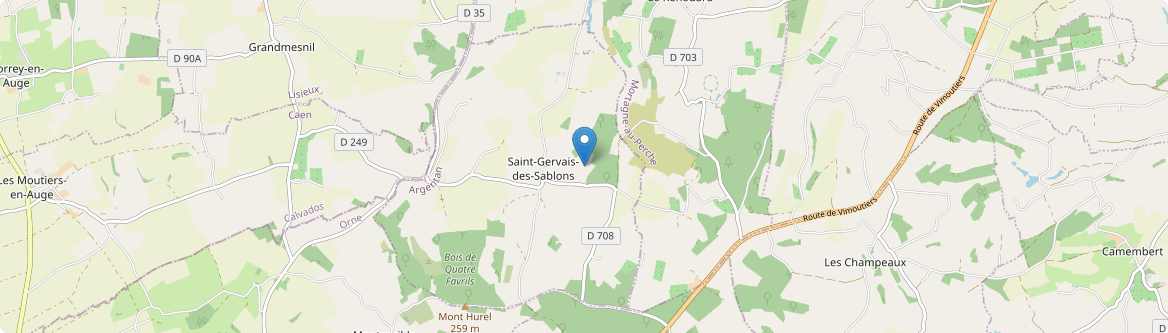 Saint-Gervais-des-Sablons - Carte