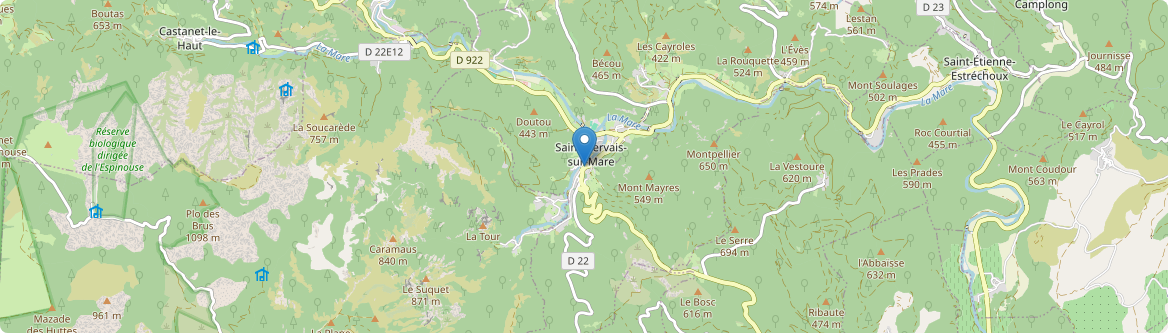 Saint-Gervais-sur-Mare - Carte