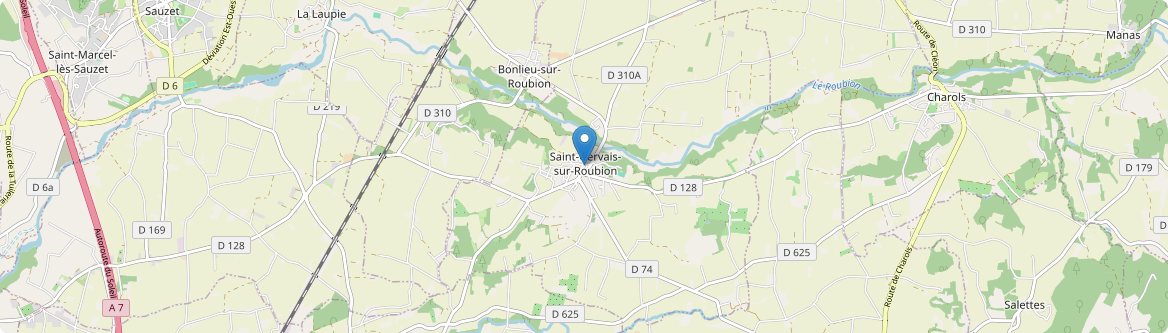 Saint-Gervais-sur-Roubion - Carte