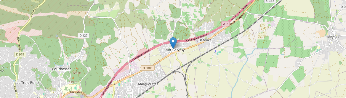 Saint-Gervasy - Carte
