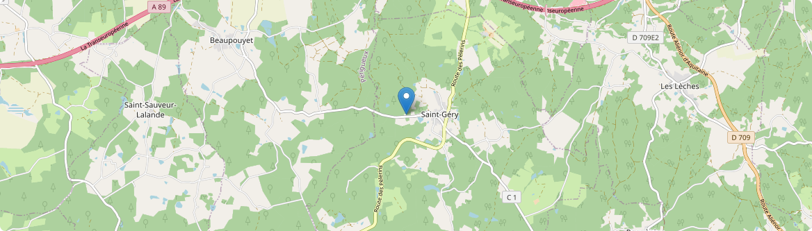 Saint-Géry - Carte