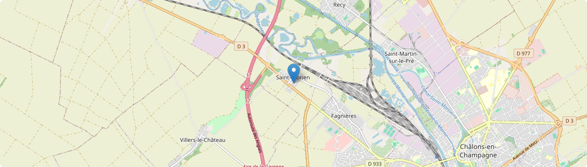Saint-Gibrien - Carte