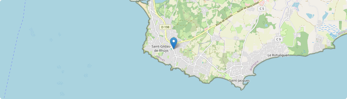 Saint-Gildas-de-Rhuys - Carte