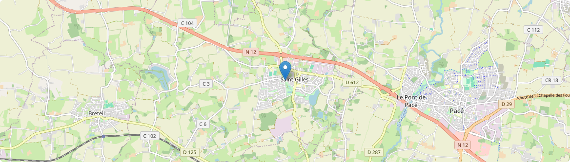 Saint-Gilles - Carte