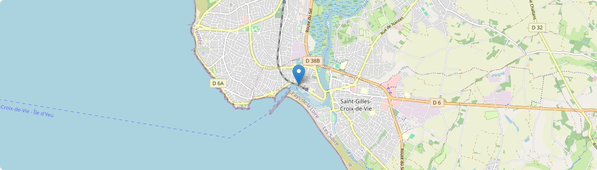 Saint-Gilles-Croix-de-Vie - Carte