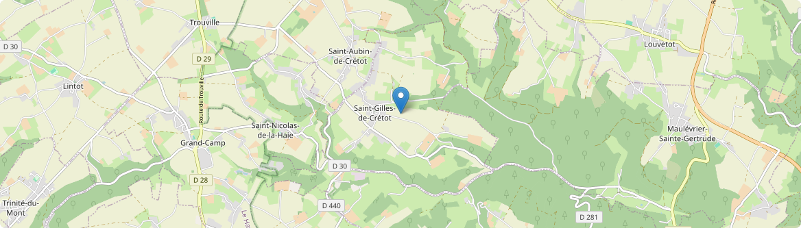 Saint-Gilles-de-Crétot - Carte