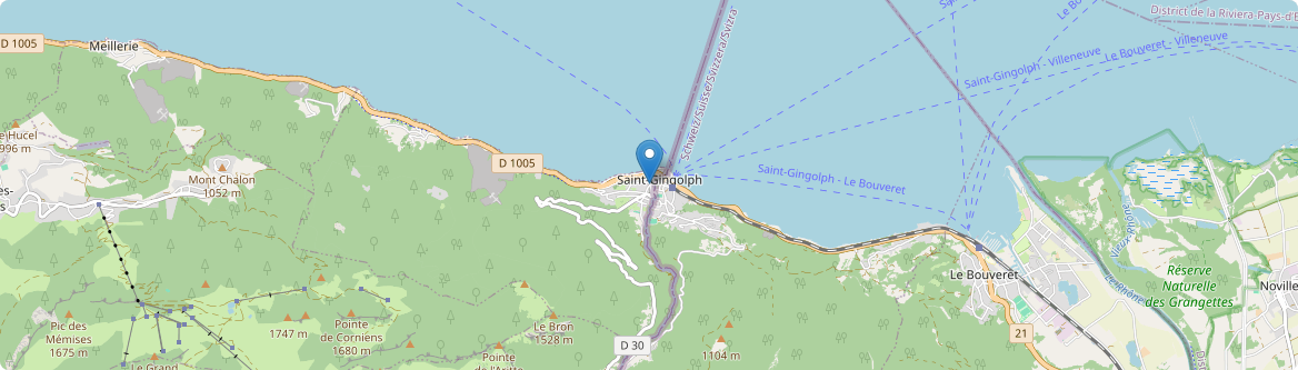 Saint-Gingolph - Carte
