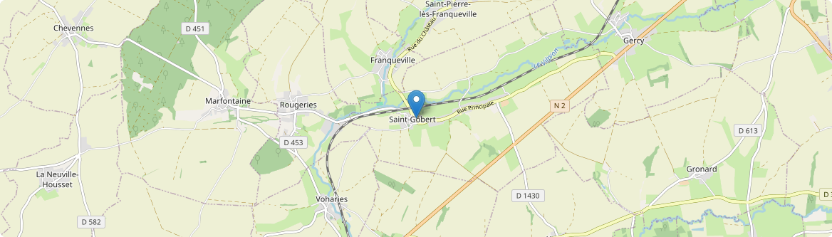 Saint-Gobert - Carte