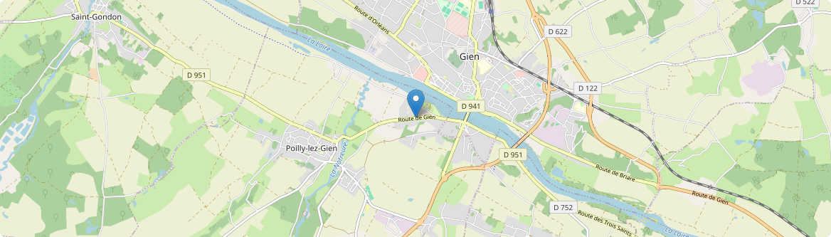 Saint-Gondon - Carte