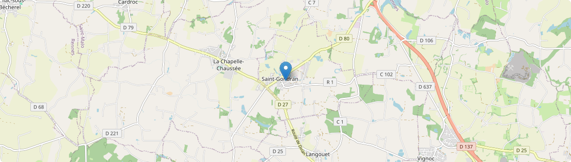 Saint-Gondran - Carte