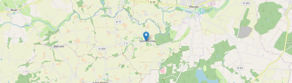 Saint-Gonlay - Carte