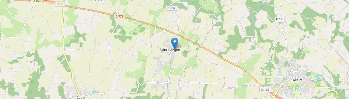 Saint-Gorgon - Carte