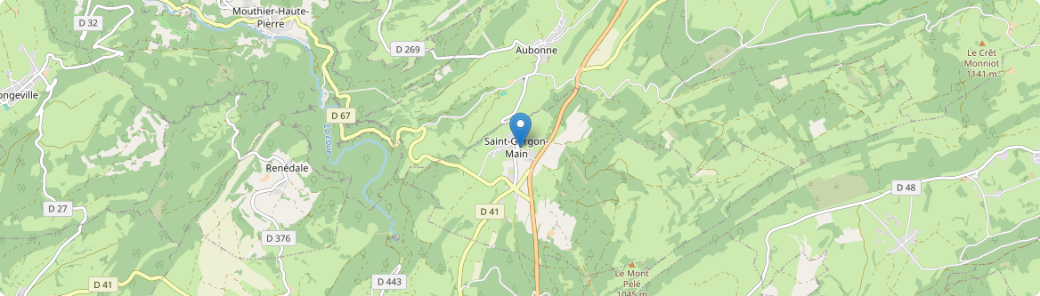 Saint-Gorgon-Main - Carte