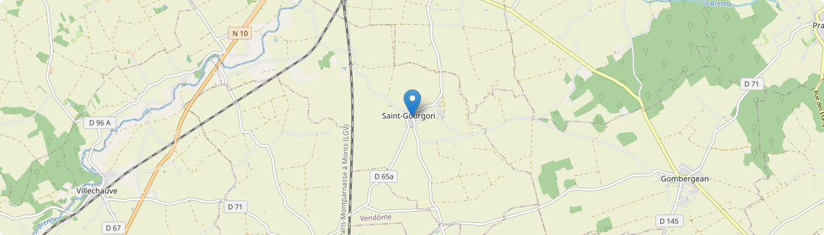 Saint-Gourgon - Carte