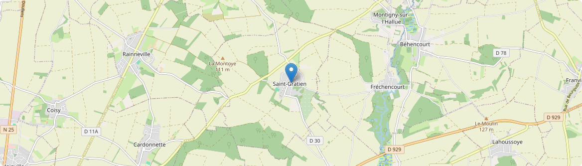 Saint-Gratien - Carte