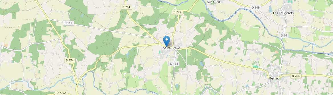Saint-Gravé - Carte