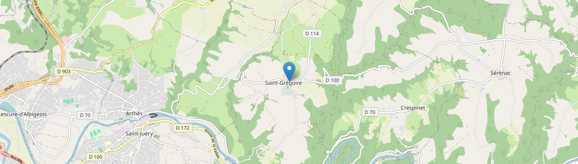 Saint-Grégoire - Carte