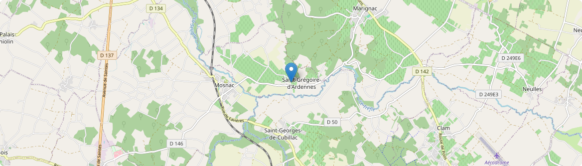 Saint-Grégoire-d'Ardennes - Carte