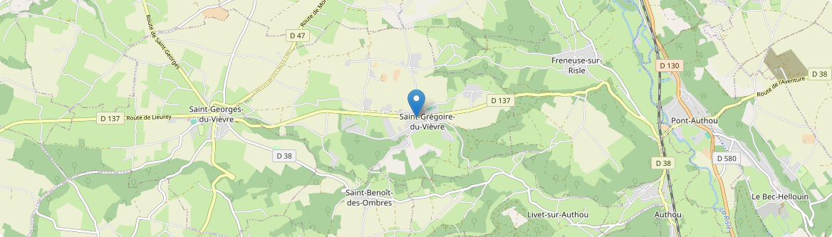 Saint-Grégoire-du-Vièvre - Carte
