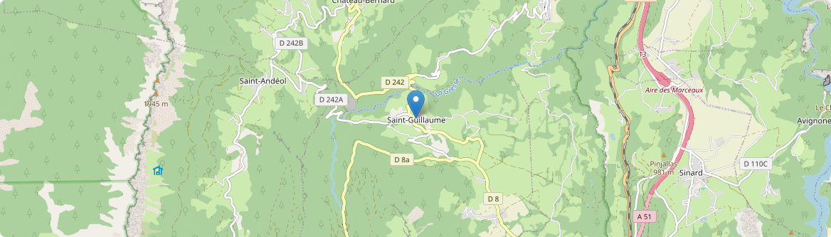 Saint-Guillaume - Carte