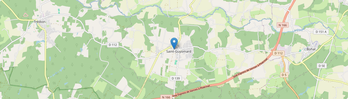 Saint-Guyomard - Carte