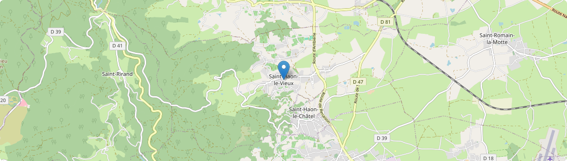 Saint-Haon-le-Vieux - Carte