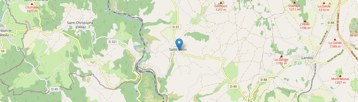 Saint-Haon - Carte