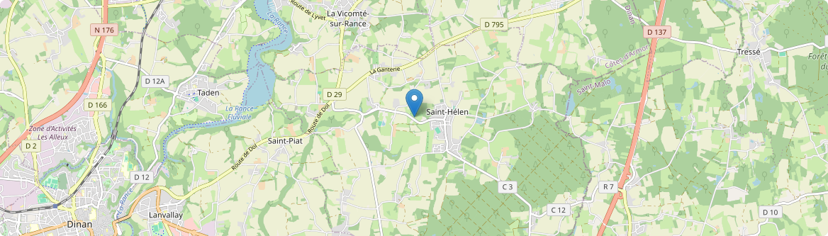 Saint-Hélen - Carte