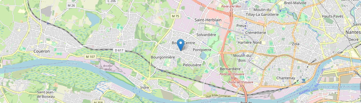 Saint-Herblain - Carte